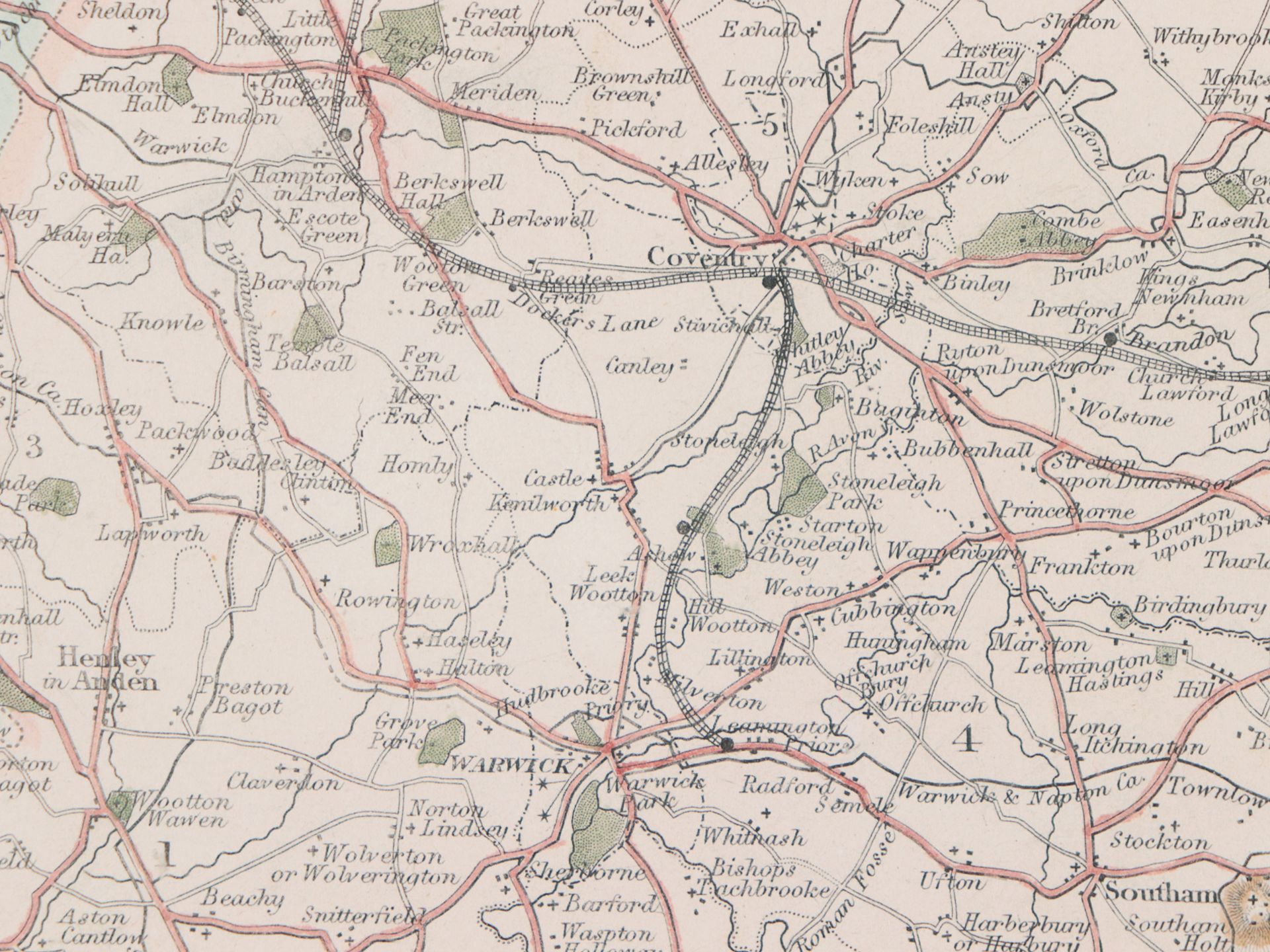Warwickshire - Karte - Bild 5 aus 7