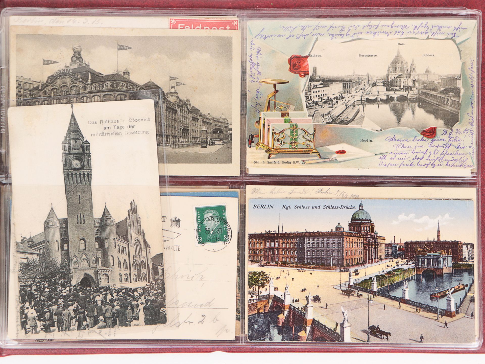 Postkartenalbum - Dt. Reich