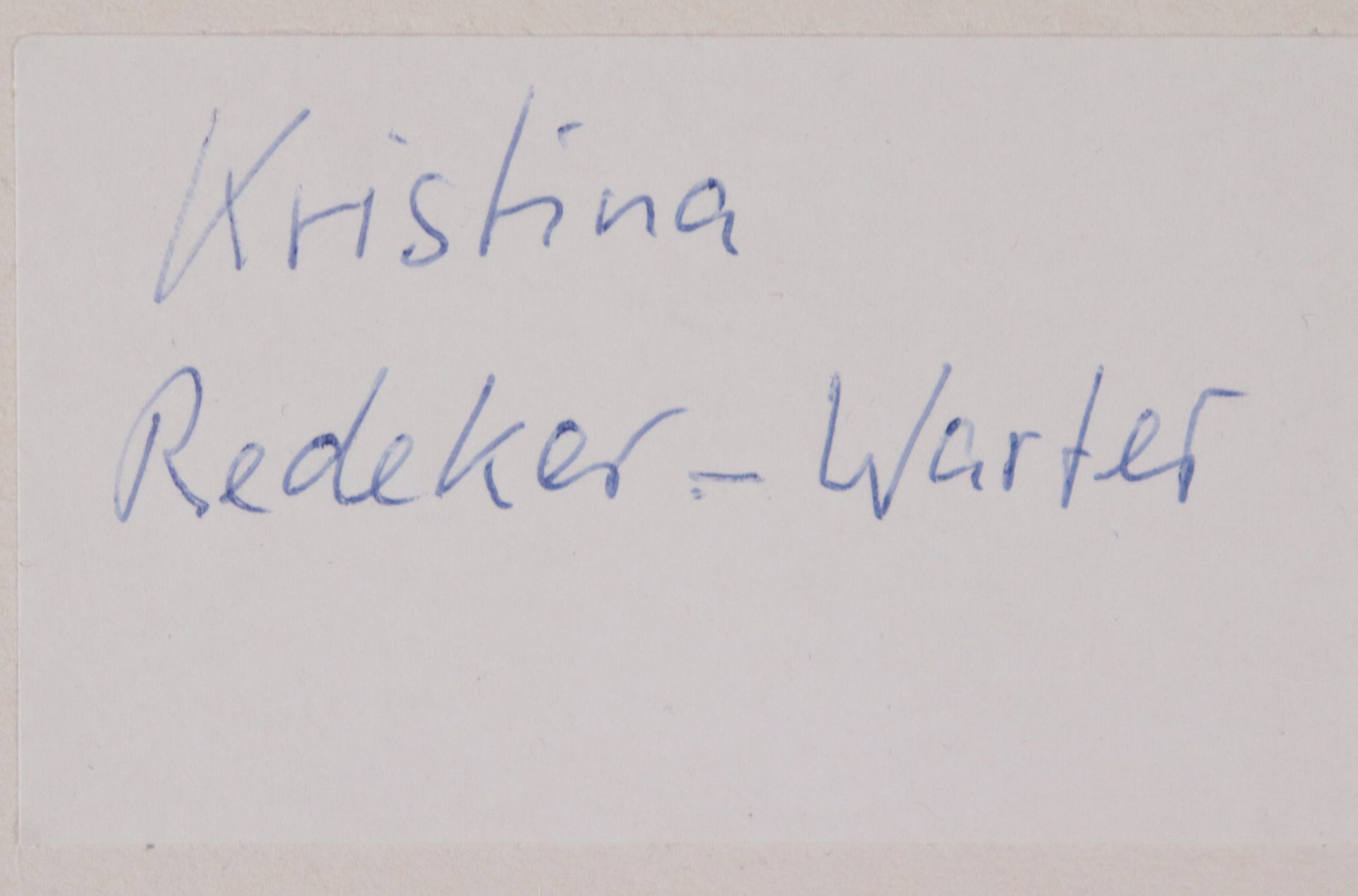 Redeker-Warter, Kristina - Image 6 of 7