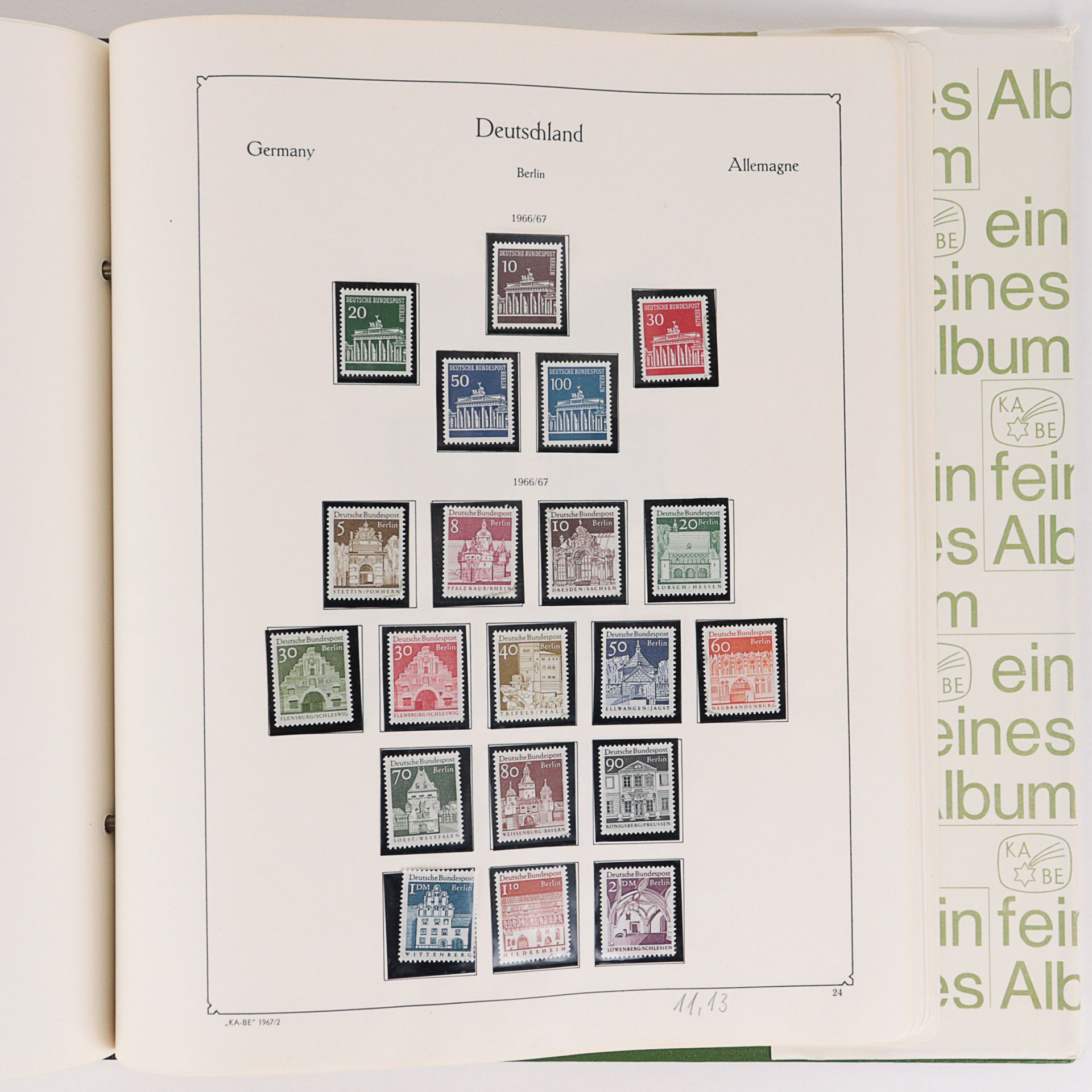 Briefmarkenalbum - BRD/DDR/Berlin - Bild 5 aus 6
