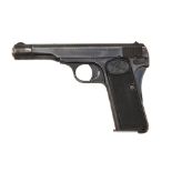 Halbautomatische Pistole Mod.: FN 1910/22 Herst.: FN Herstal S.Nr.: A 85737 Kal.: 9mm k Brw.