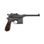 Halbautomatische Pistole Mod.: C 96 Ausführung 1912 Herst.: Waffenfabrik Mauser Oberndorf a.N. ...