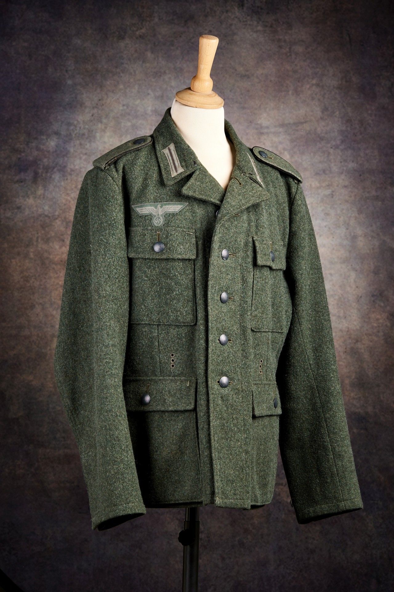 1933-1945: Feldbluse für Mannschaften der Pioniertruppe.