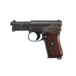 Halbautomatische Pistole Mod.: Mauser Mod. 1910 Herst.: Fa. Mauser Oberndorf a.N. Kal.: 6,35mm B...