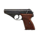 Halbautomatische Pistole Mod.: Mauser HSc Herst.: Fa. Mauser Oberndorf a.N. Kal.: 7,65mm Brw. S....