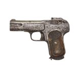 Halbautomatische Pistole nach Bauart FN Mod.: 1900 Herst.: unbekannt (Khyberpass) ? S.Nr.: 1742 ...