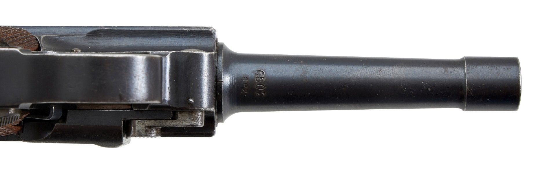 Halbautomatische Pistole Mod.: P. 08 (Polizei) Herst.: DWM Baujahr: 1921 Deutsche Waffen- und Mu... - Image 5 of 6