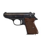 Halbautomatische Pistole Mod.: Walther PPk Herst.: Waffenfabrik Carl Walther Ulm/Donau Kal.: .22...