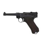 Halbautomatische Pistole Mod.: P. 08 Herst.: SIMSON & Co. SUHL Baujahr: ohne Angabe S.Nr.: 6480 ...