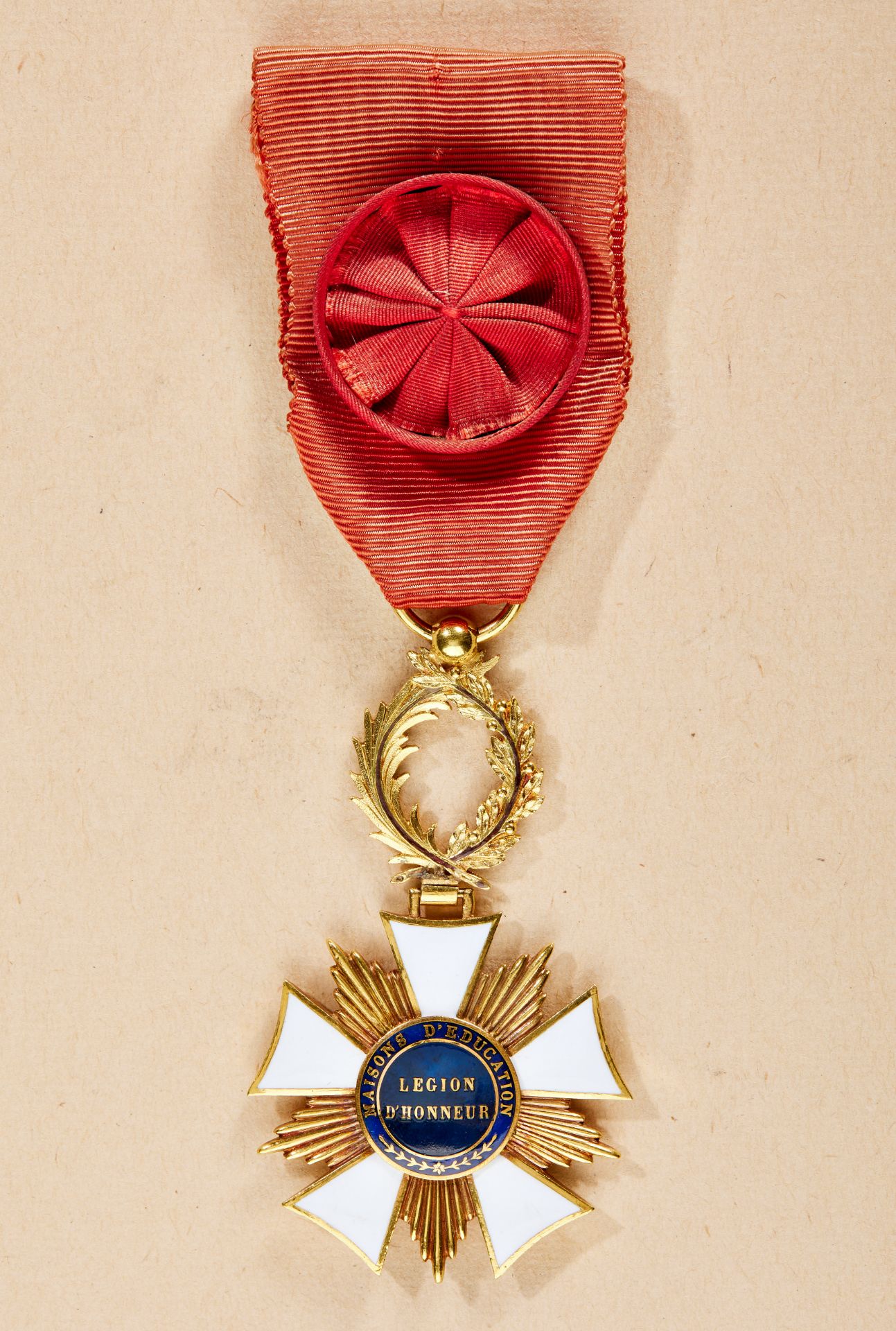 Maison d´Education de la Legion d´Honneur. Kreuz der Professorinnen, Modell 1881.