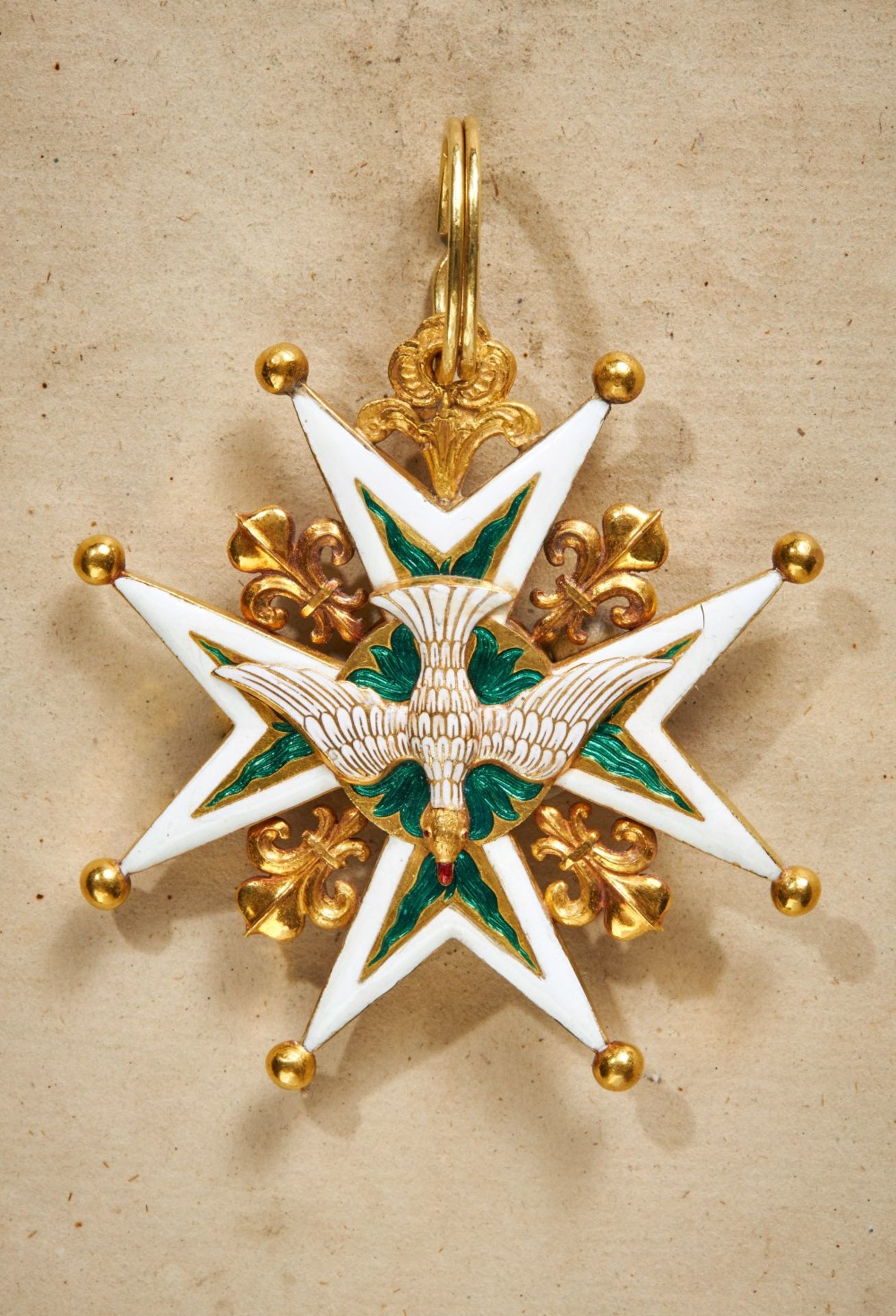 Orden vom Heiligen Geist (Ordre de Saint Esprit) - Ordenskreuz. - Bild 3 aus 5