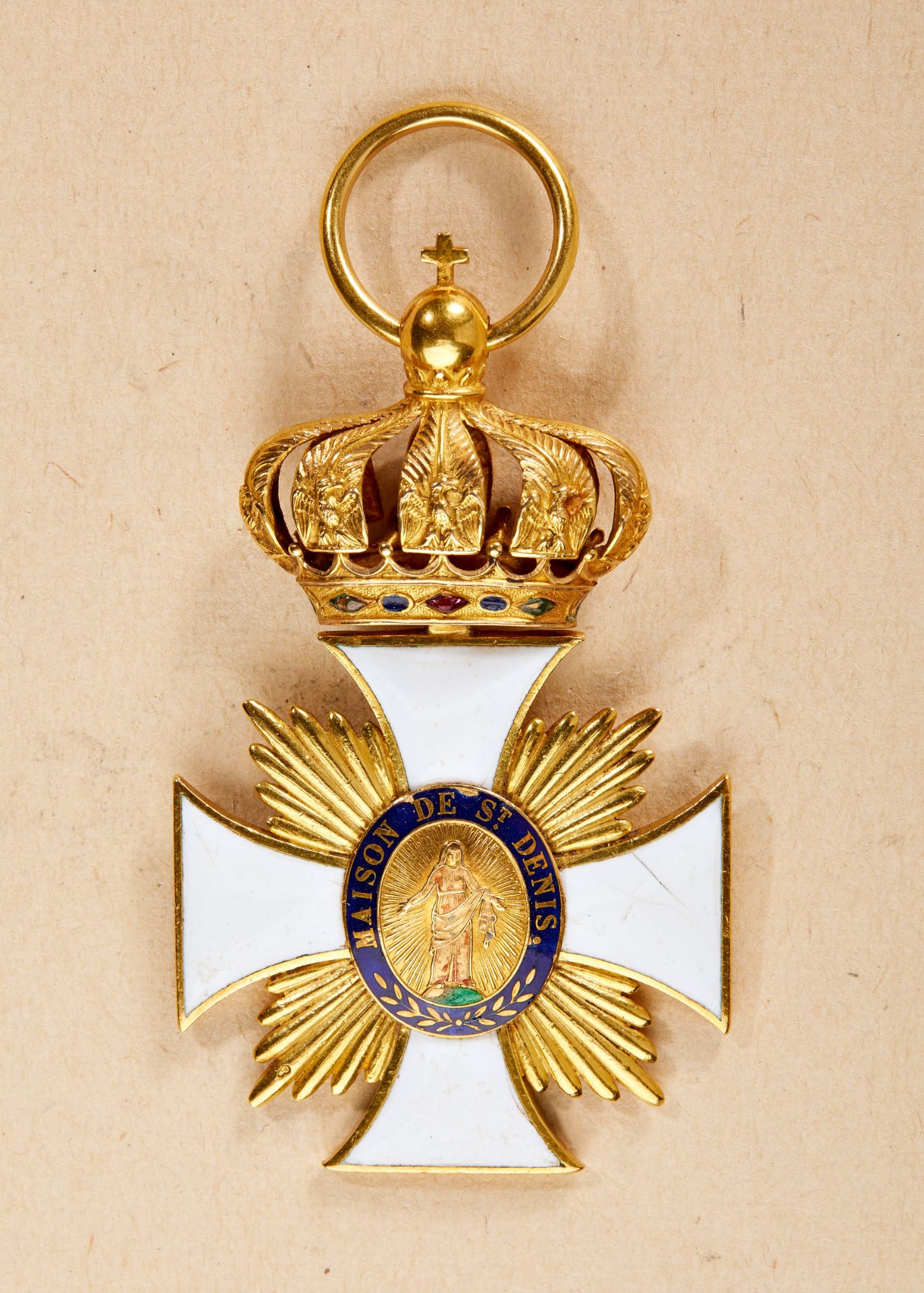 Maison d'éducation de la Légion d'Honneur: Kreuz der "Surintendante" (Vorsteherin) aus der Zei...