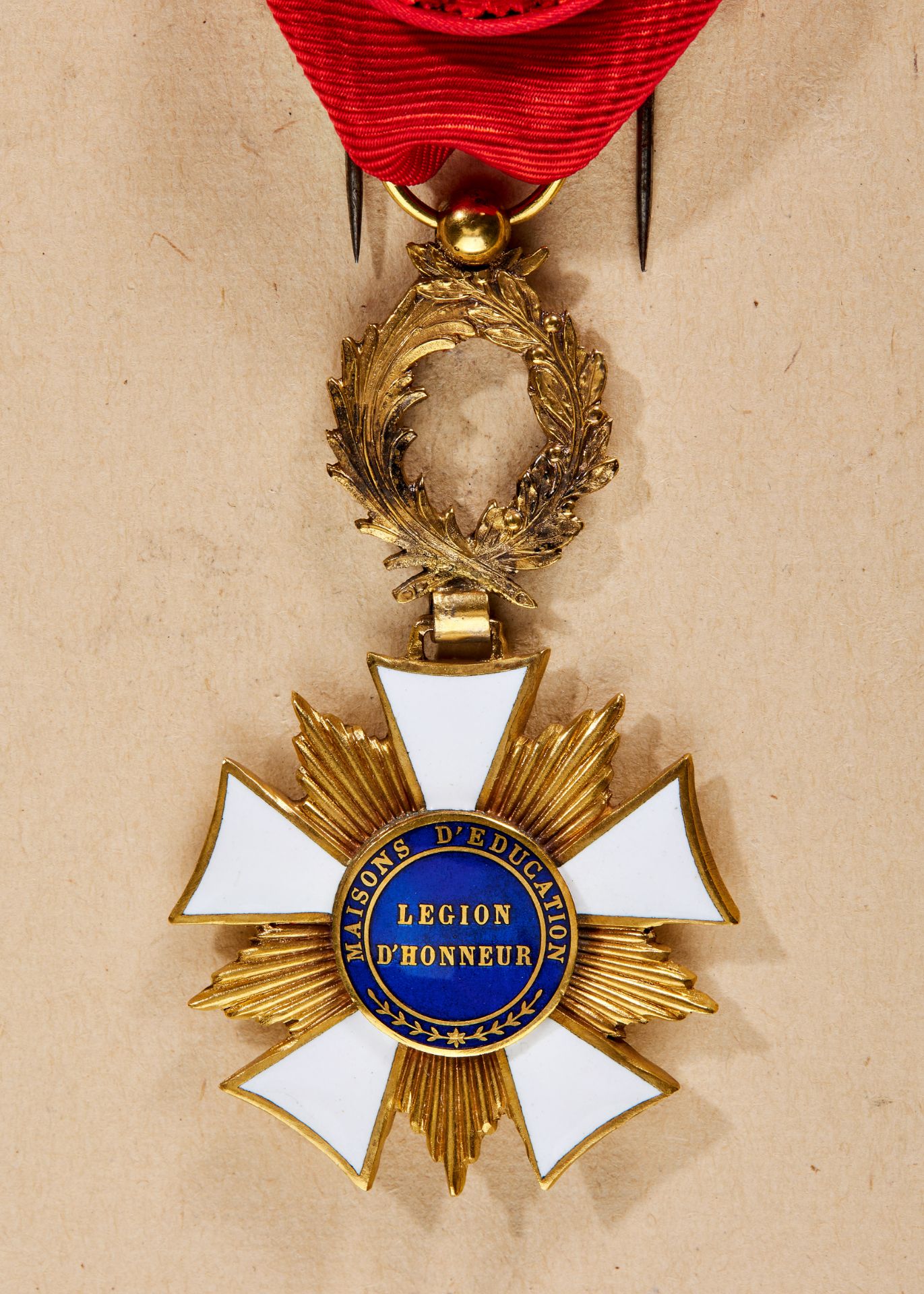 Maison d´Education de la Legion d´Honneur - Kreuz der Professorinnen, Modell 1881. - Image 4 of 4