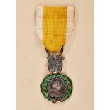 Silberne Bene Merenti Medaille Papst Benedikt XV. für Militärverdienst.