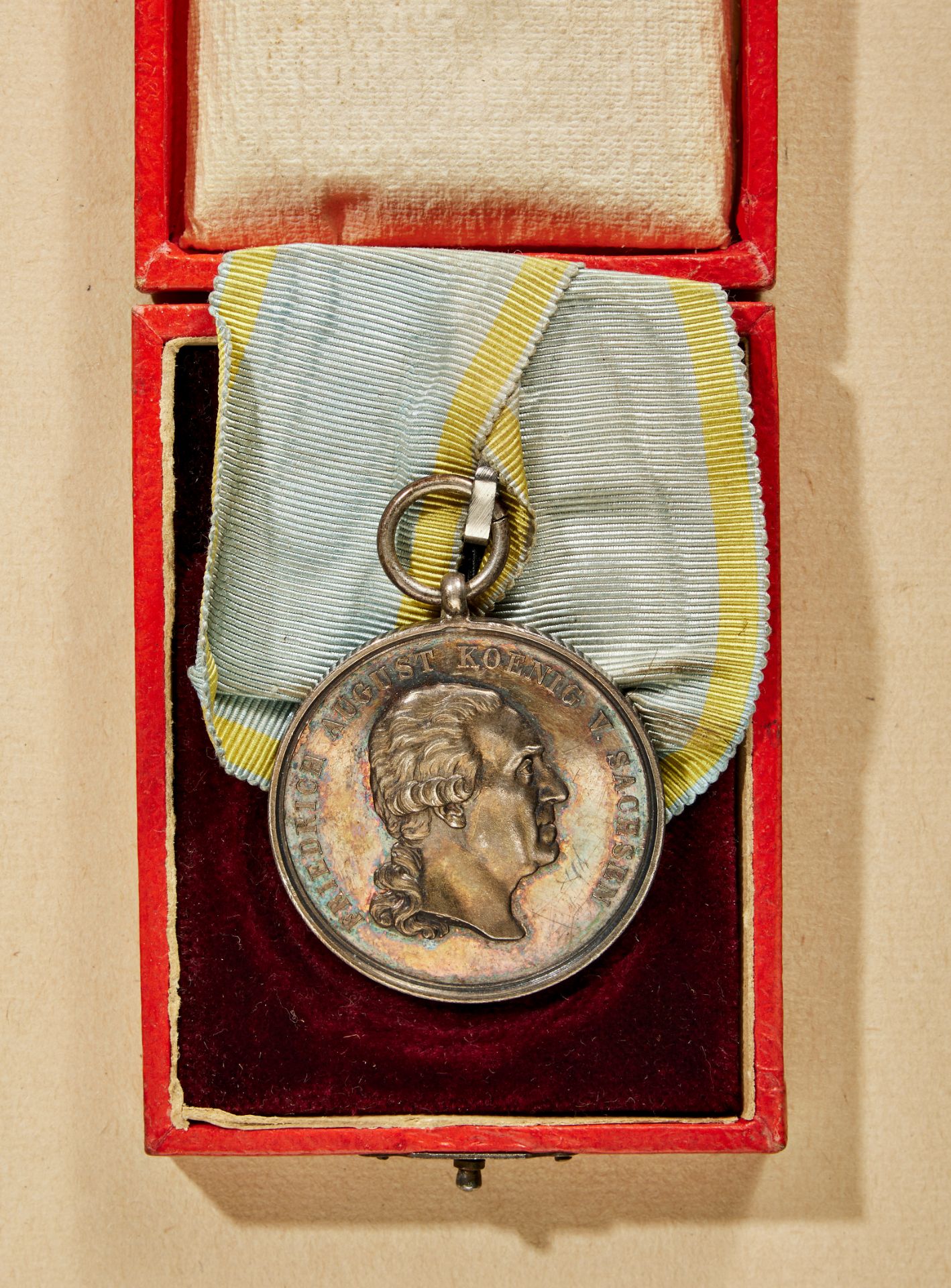 Sachsen-Königreich : Silberne St. Heinrichs - Medaille. - Bild 2 aus 2