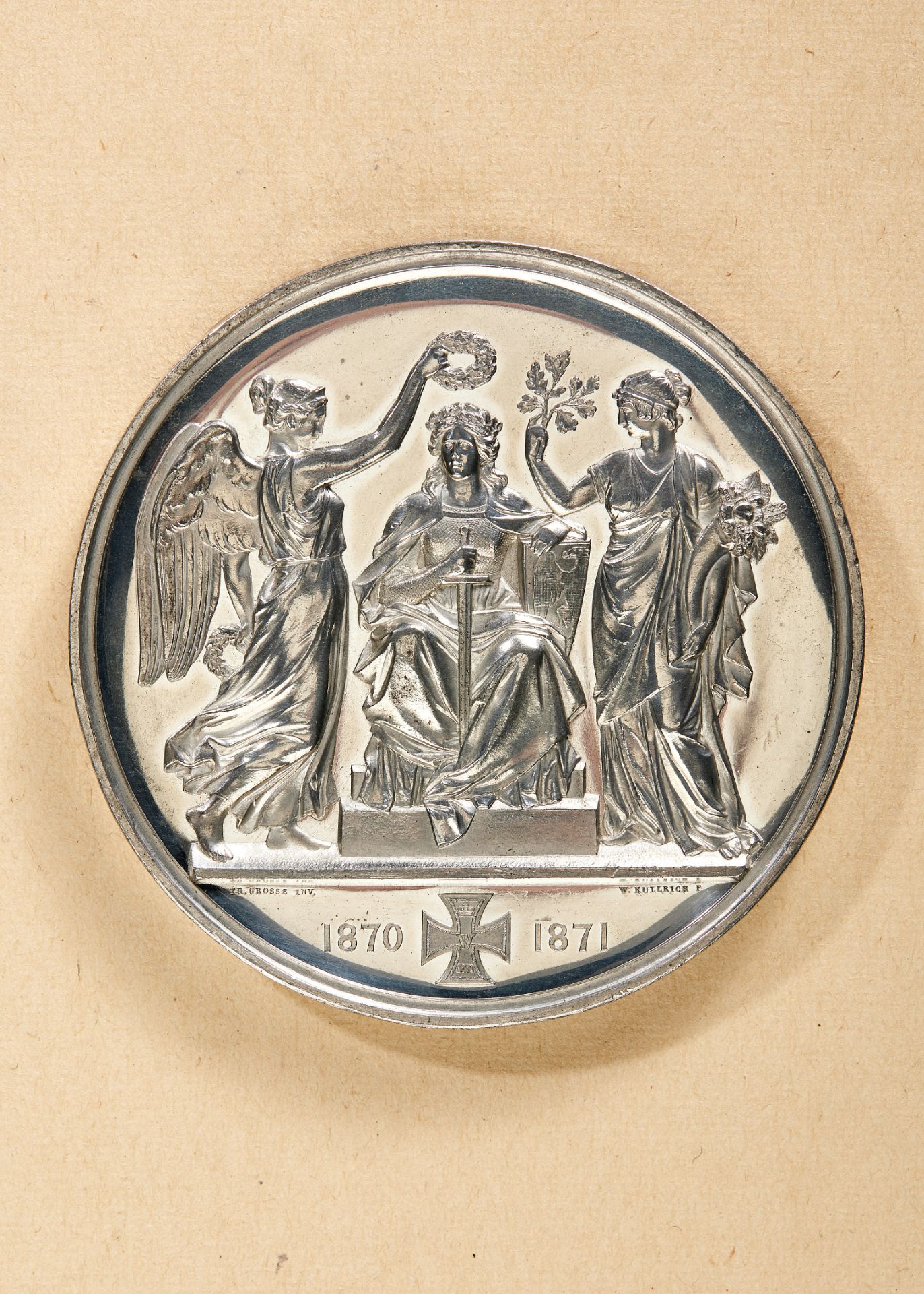 Preußen : W. Kullrich: Generalsmedaille 1870/1871. - Bild 2 aus 2