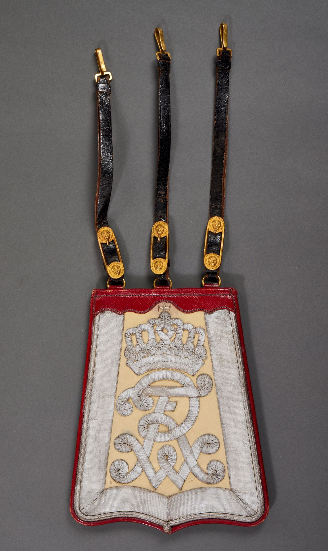 Preussen : Säbeltasche für Offiziere aus dem Husaren - Regiment Nr. 15.