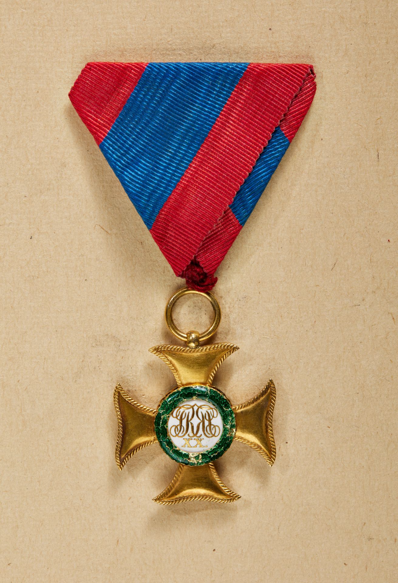 Reuß : Verdienstkreuz 1. Klasse (bis 1912 Zivil - Ehrenkreuz 1. Klasse). 1858-1918. - Bild 3 aus 3