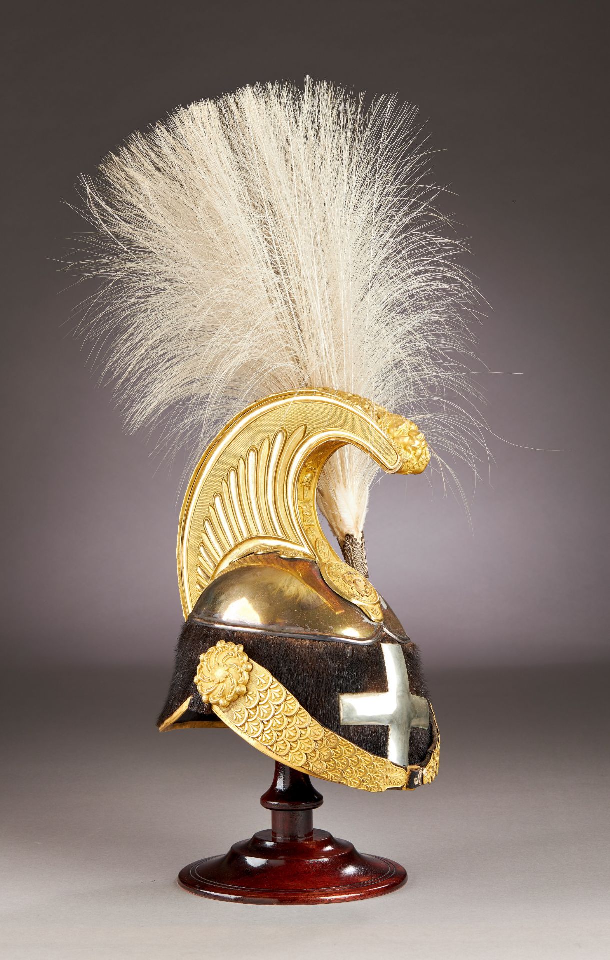 Italien : Helm eines Kavallerieoffiziers, 1861 - 1871.