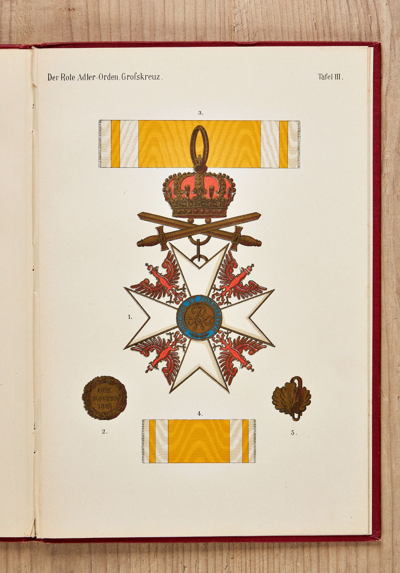 Preußen : F. W. Hoeftmann, Der preußische Rote Adler-Orden und der Königliche Kronen-Orden - Image 2 of 6