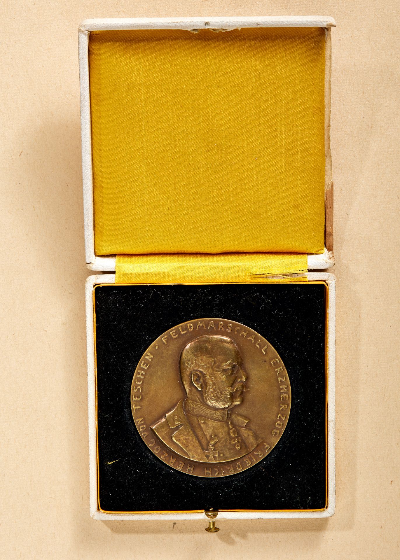 Österreich : Gedenkmedaille auf Feldmarschall Erzherzog Friedrich, 1914.