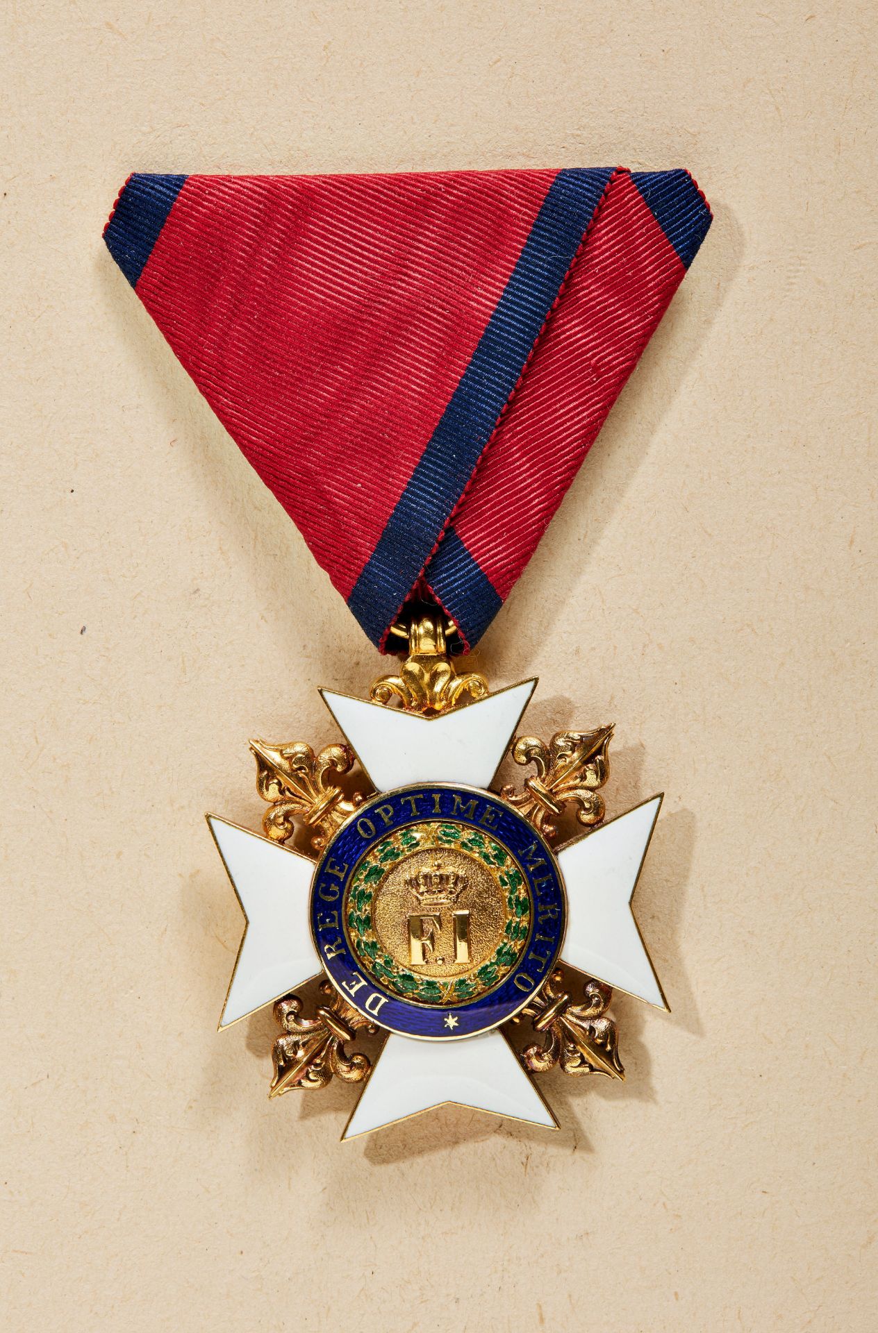 Königreich beider Sizilien : Orden König Franz I. 1829-1860. Kreuz der Ritter.