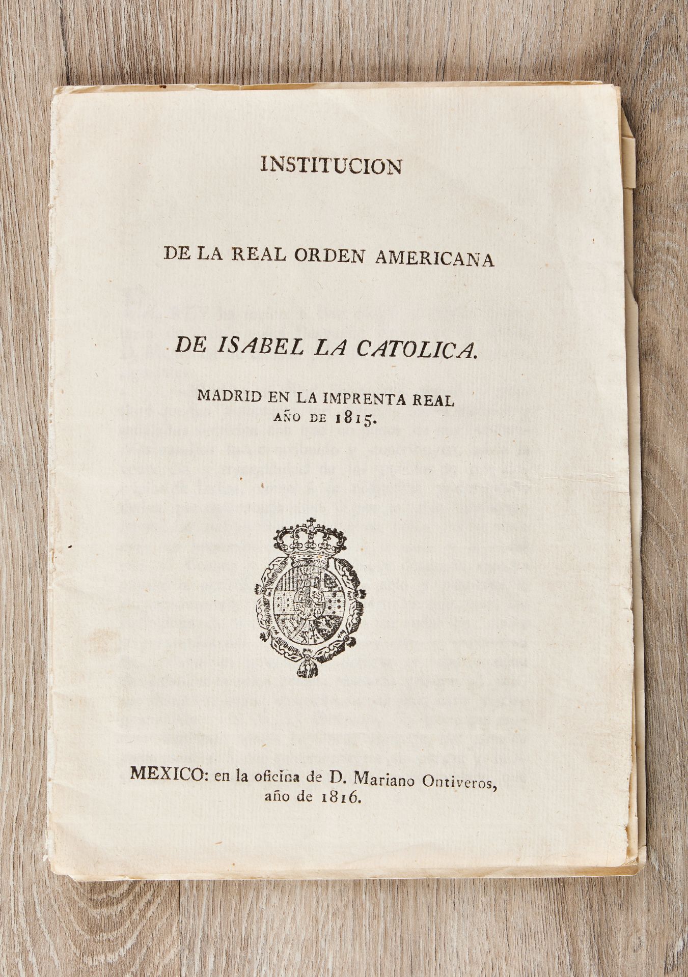 Spanien : Orden Isabella la Catholica: Verleihungsurkunde Königin Isabella II. zum Kommandeurkre... - Bild 2 aus 2