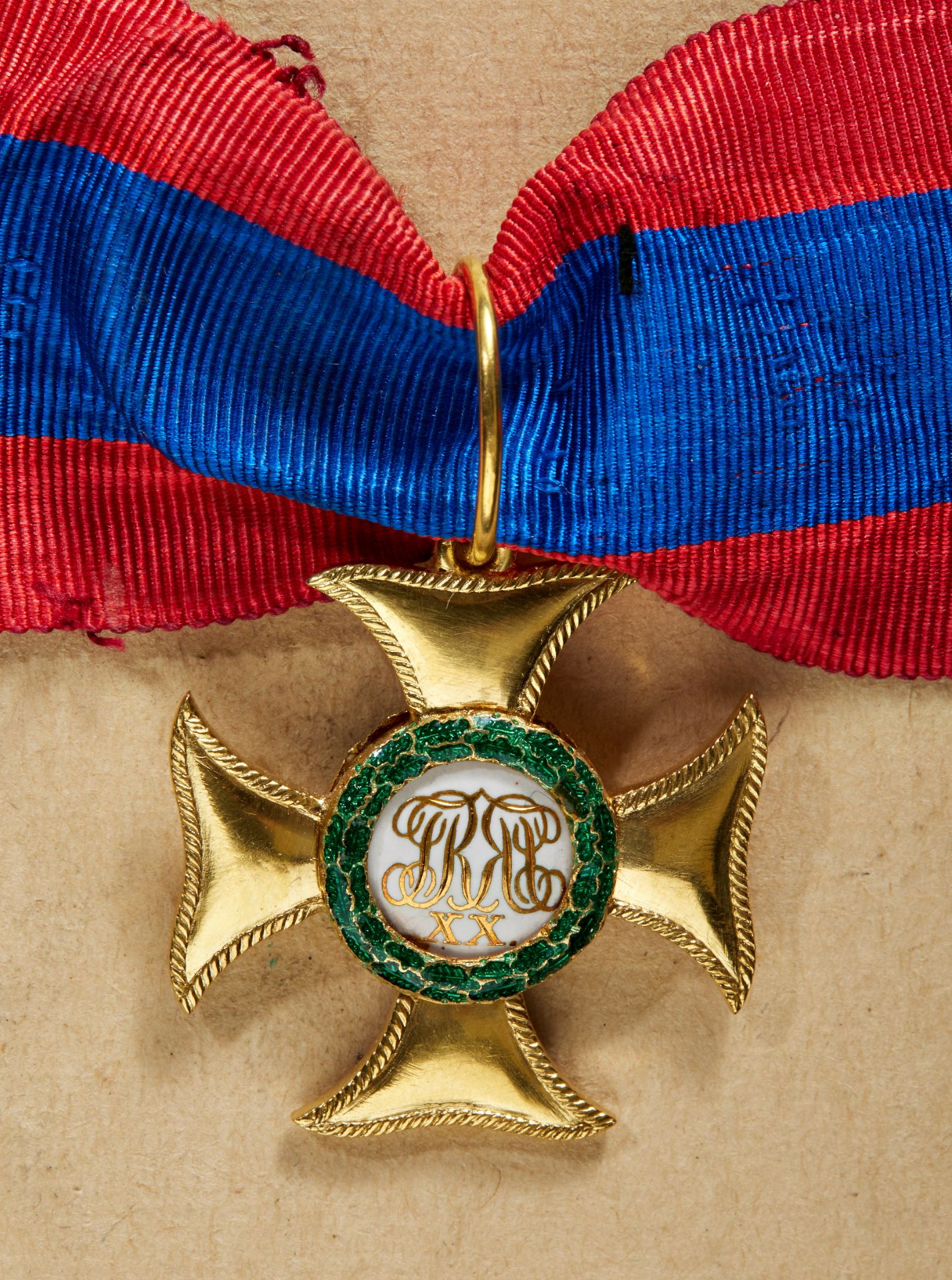 Reuß : Verdienstkreuz 1. Klasse (bis 1912 Zivil - Ehrenkreuz 1. Klasse). 1858-1918. - Bild 2 aus 3