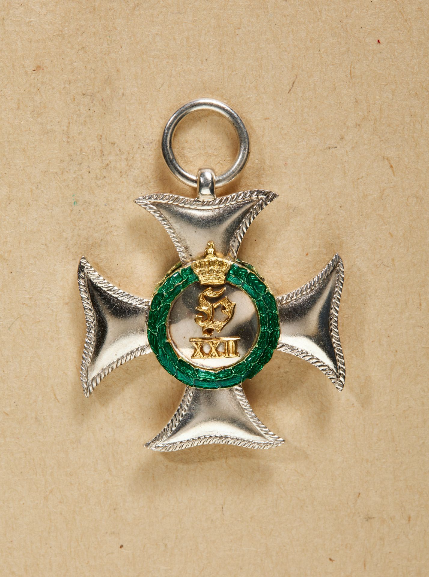 Reuß : Verdienstkreuz 3. Klasse, 1. Abteilung (bis 1893 Zivil - Ehrenkreuz 3. Klasse). 1886-1918.