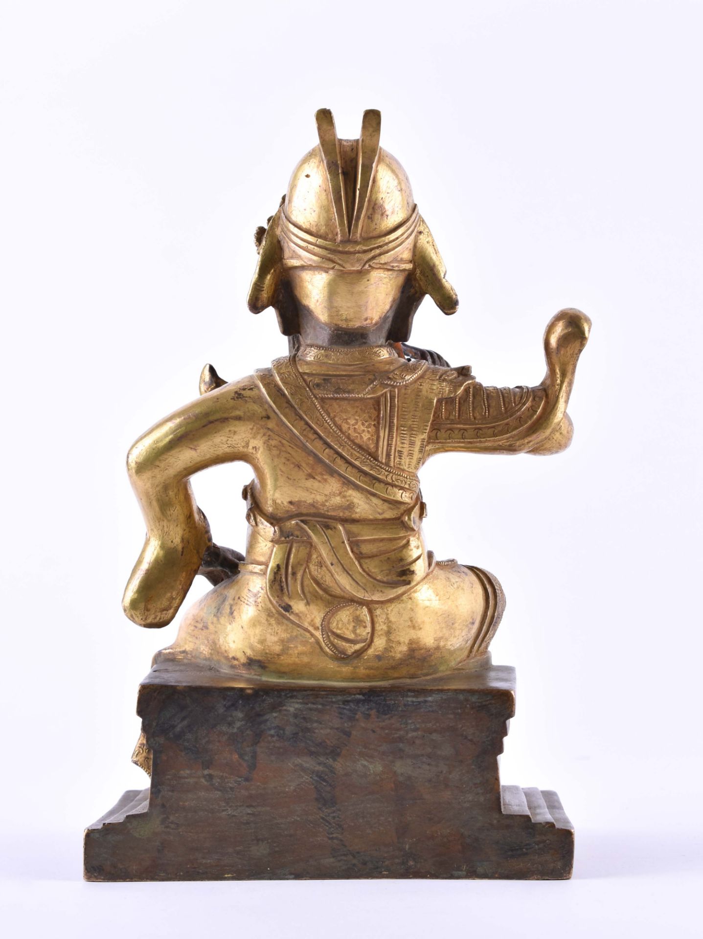 A fine gilt-bronze Figure of GUANDI, China, 19th century - Bild 2 aus 8