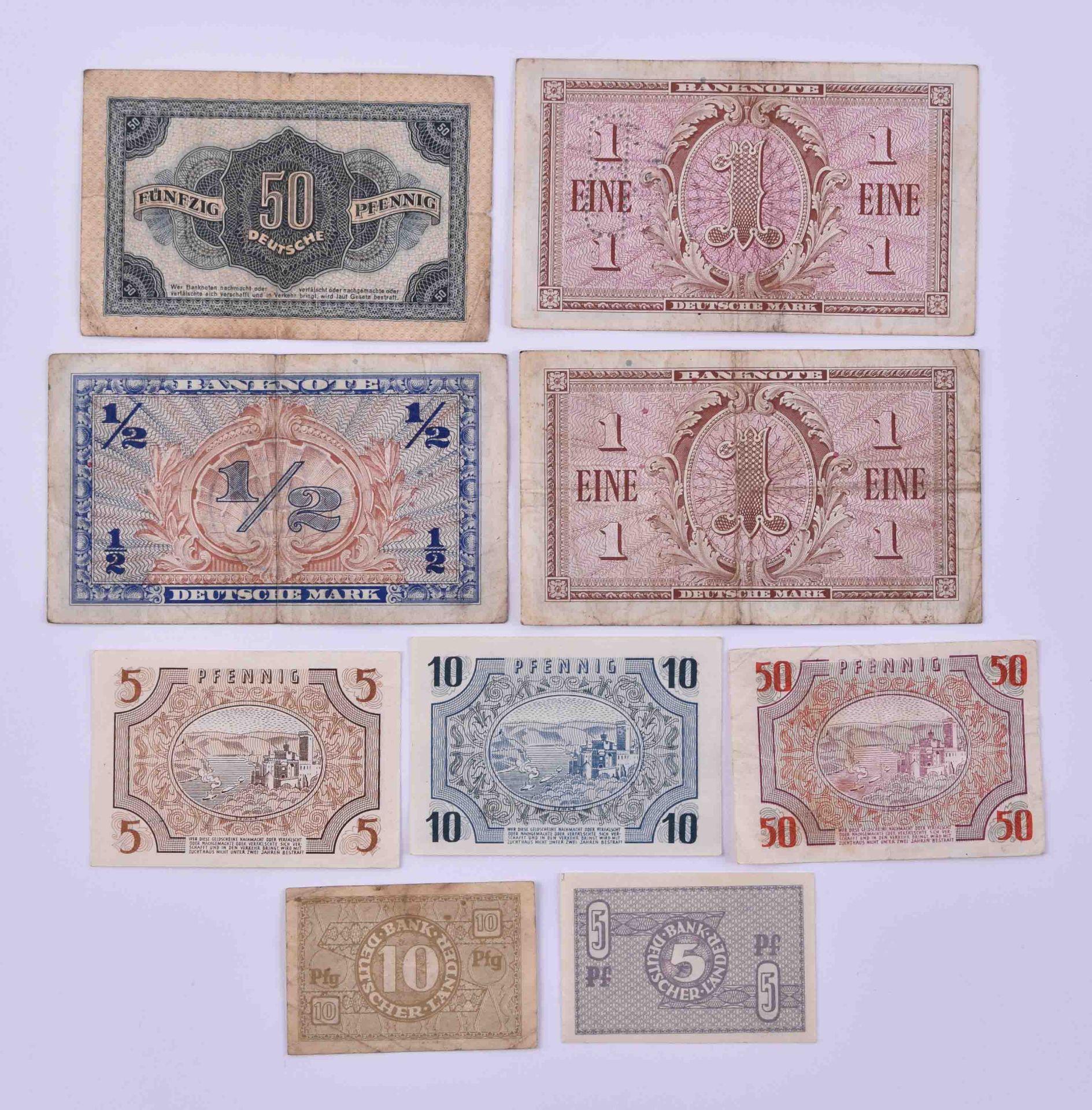 A bundle of banknotes 1947/48 - Bild 6 aus 6