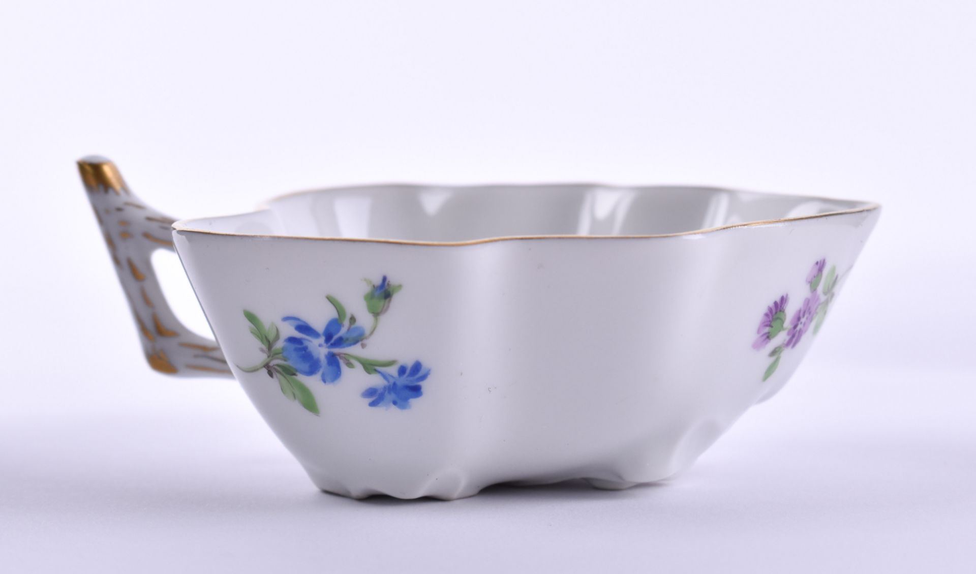 Little leaf bowl Meissen - Image 3 of 5