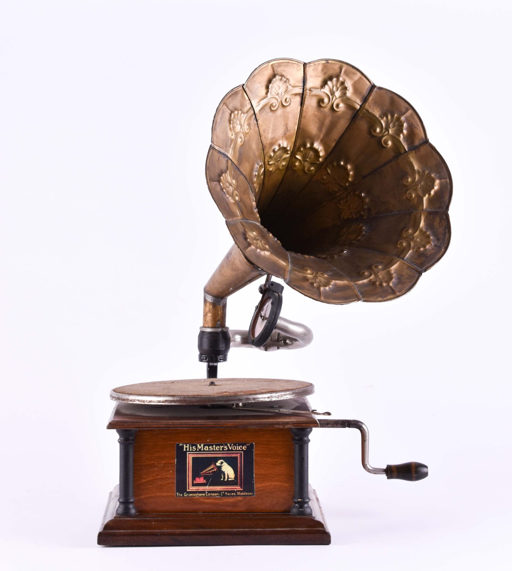 Gramophone, His Masters Voice around 1900