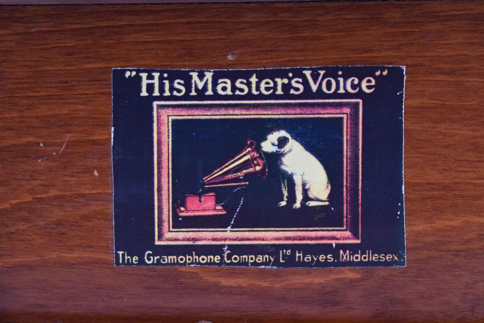 Gramophone, His Masters Voice around 1900 - Image 7 of 7