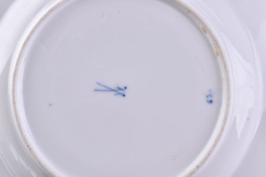 5 cake plates Meissen - Image 4 of 4