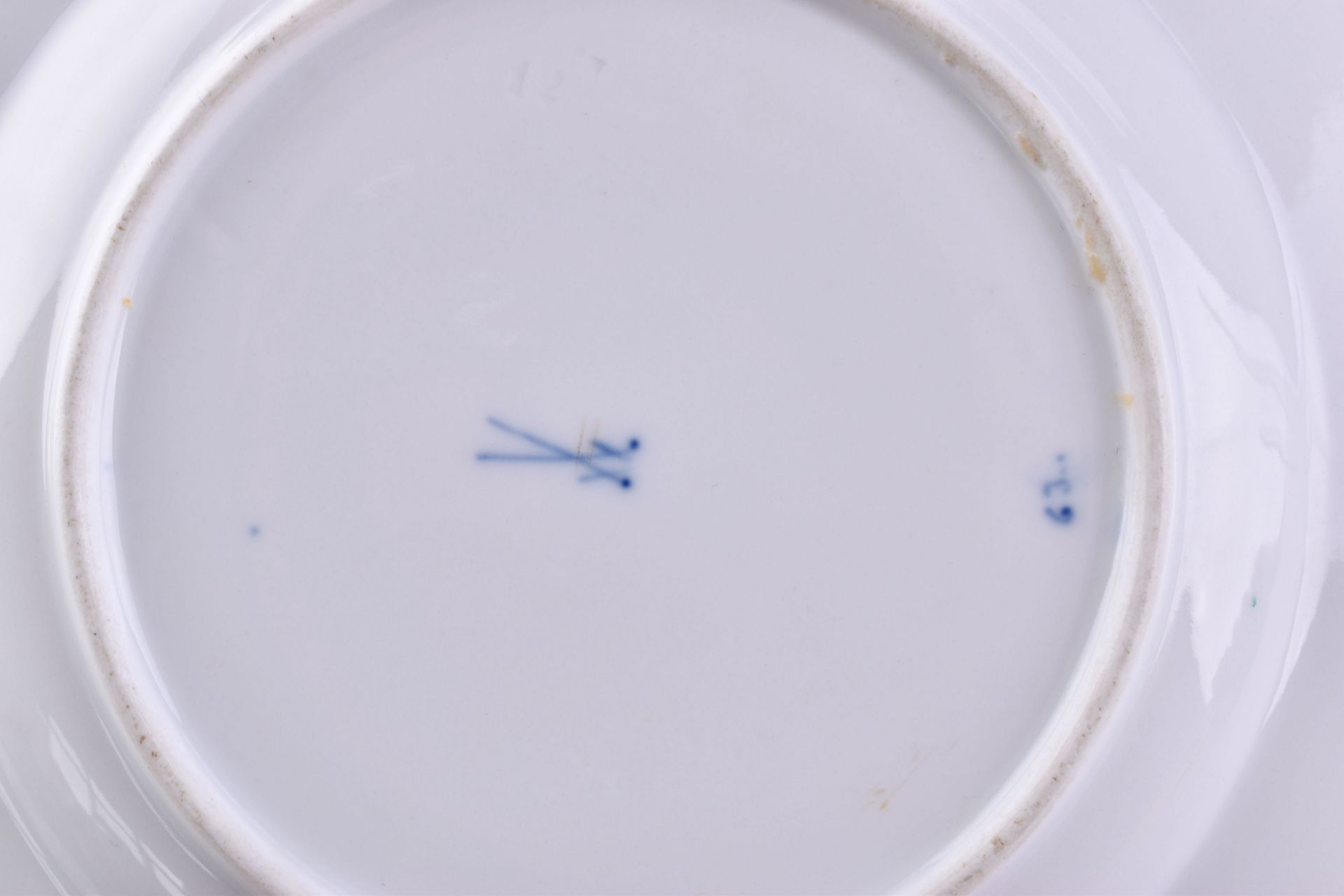 5 cake plates Meissen - Image 4 of 4