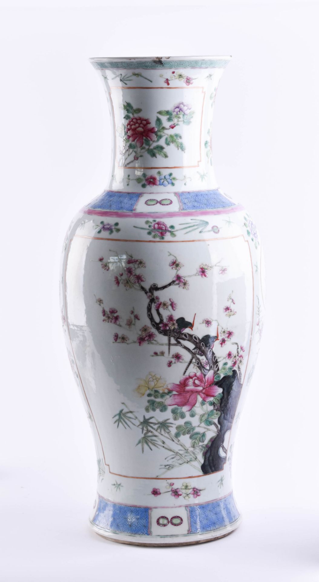 Vase China Qing period - Image 2 of 7