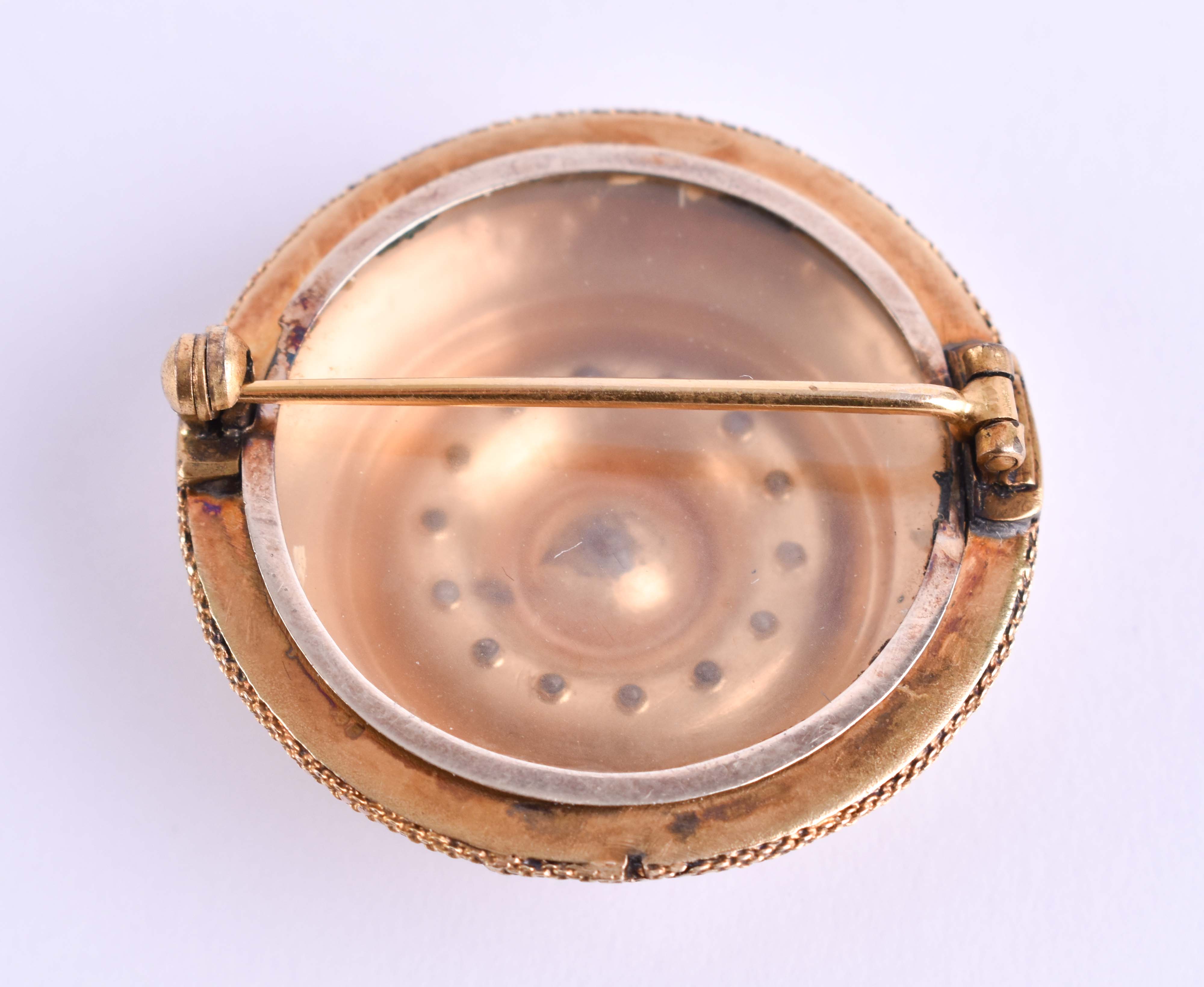 Biedermeier brooch around 1850 - Image 3 of 4