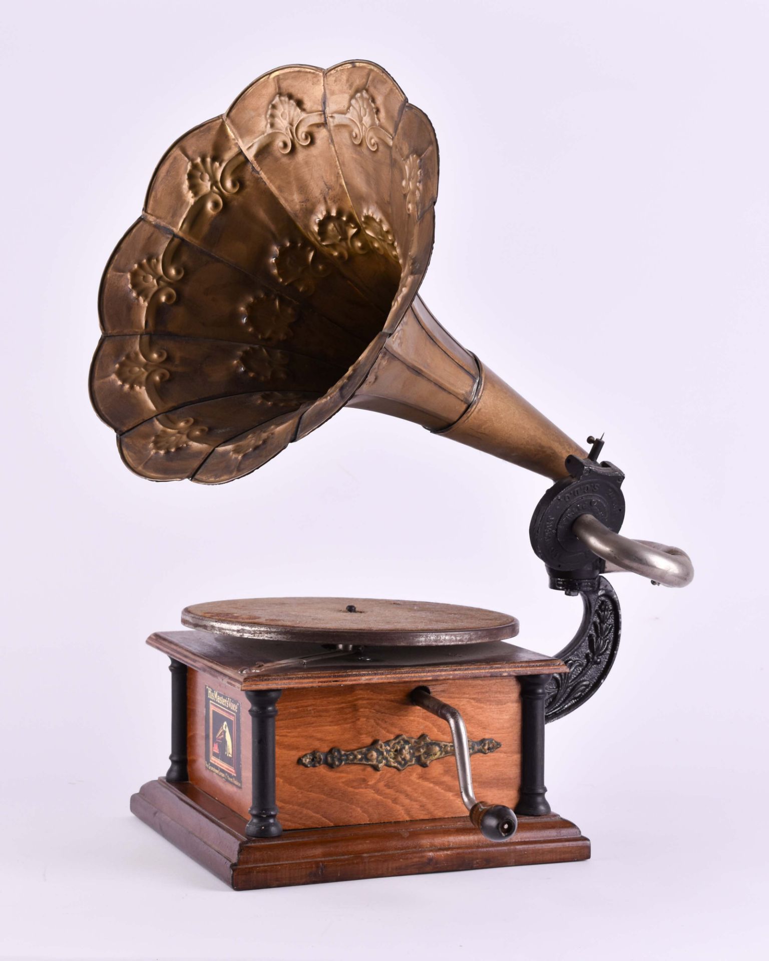 Gramophone, His Masters Voice around 1900 - Image 2 of 7