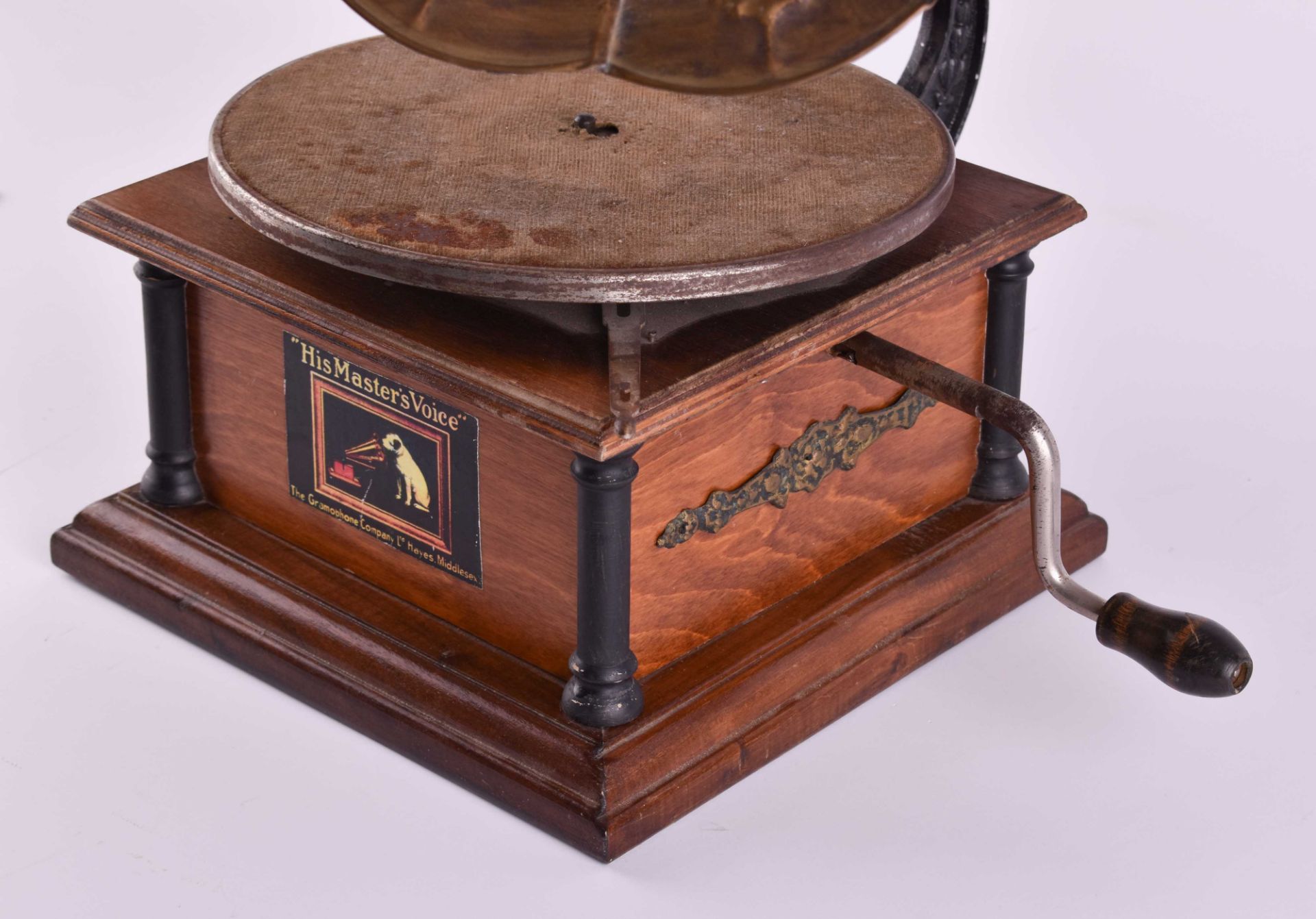 Gramophone, His Masters Voice around 1900 - Image 4 of 7