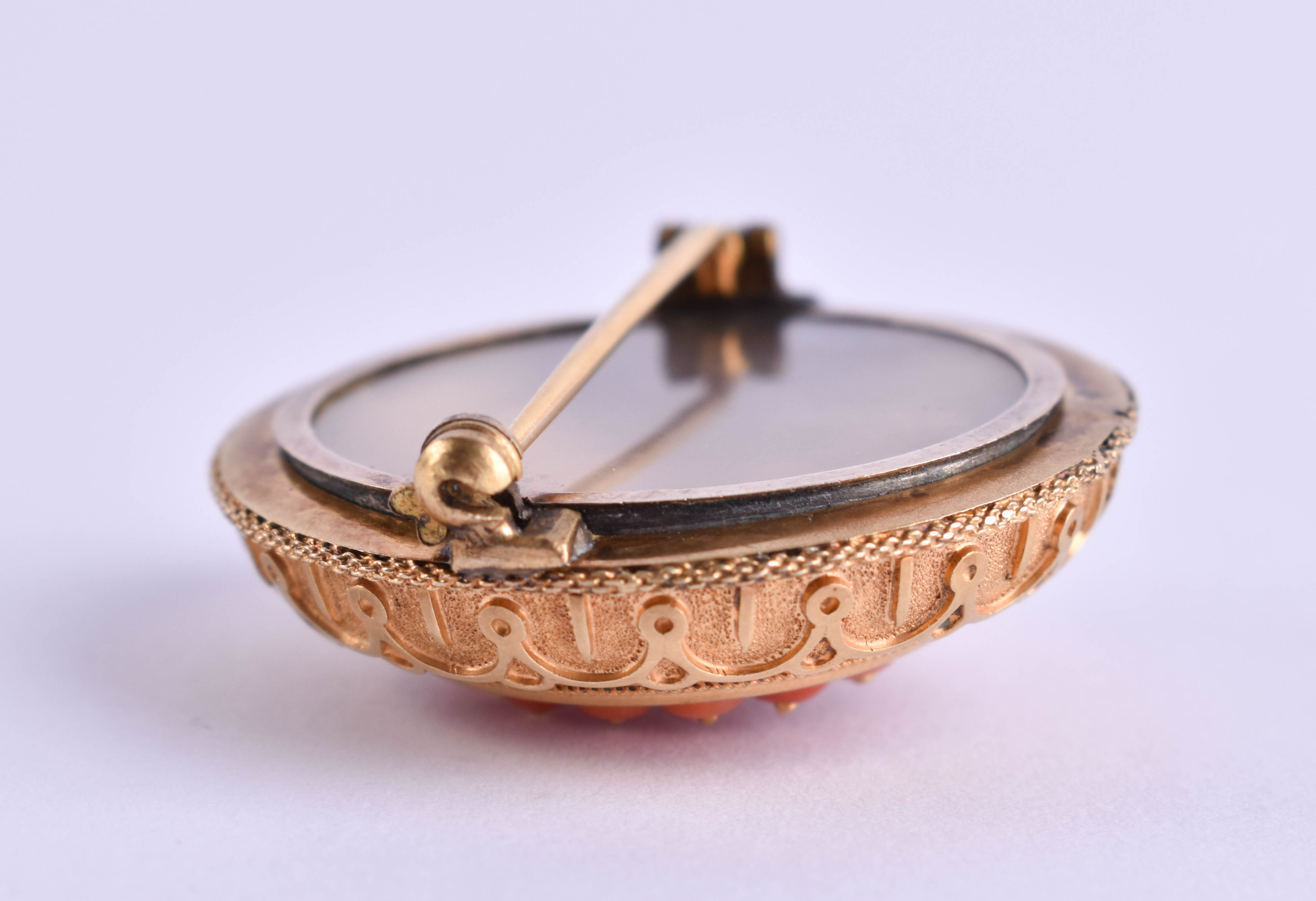 Biedermeier brooch around 1850 - Image 4 of 4