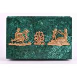 Malachite lidded box Russia