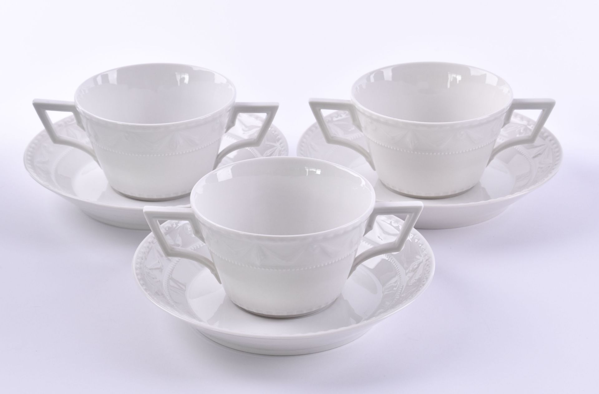 A group of porcelain KPM Kurland