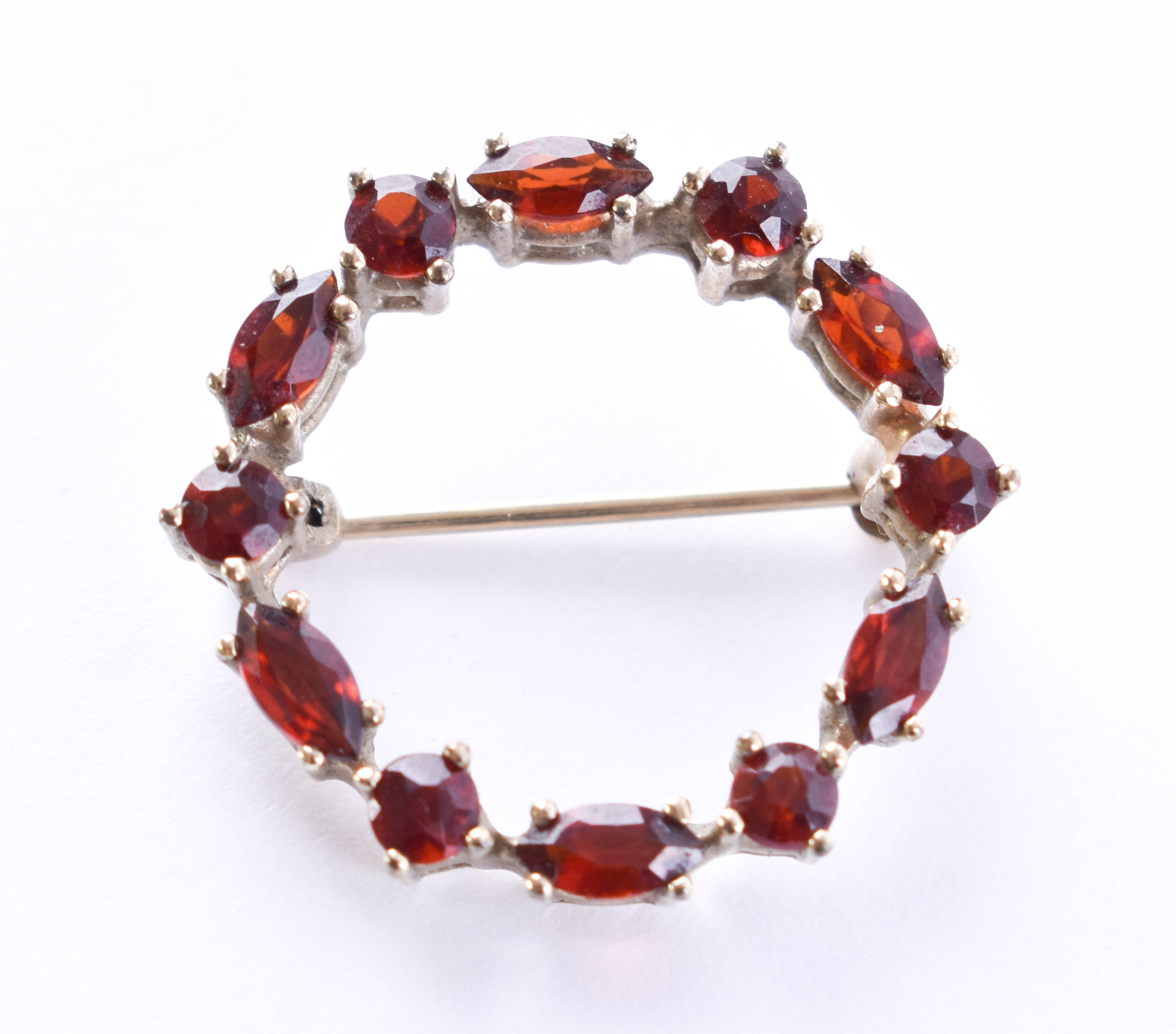 Garnet brooch