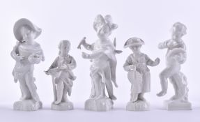 A group of porcelain figures KPM Berlin