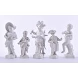 A group of porcelain figures KPM Berlin