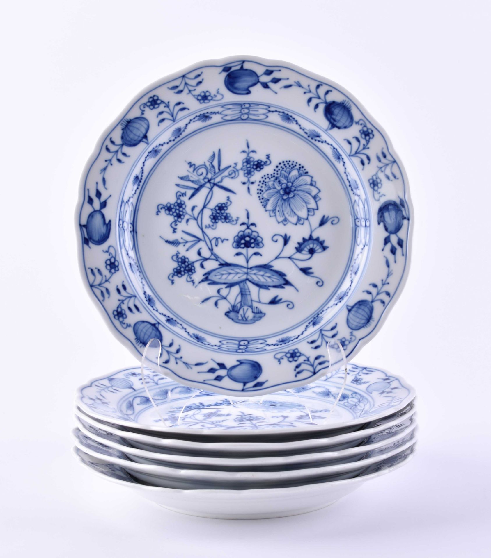 6 plates Meissen