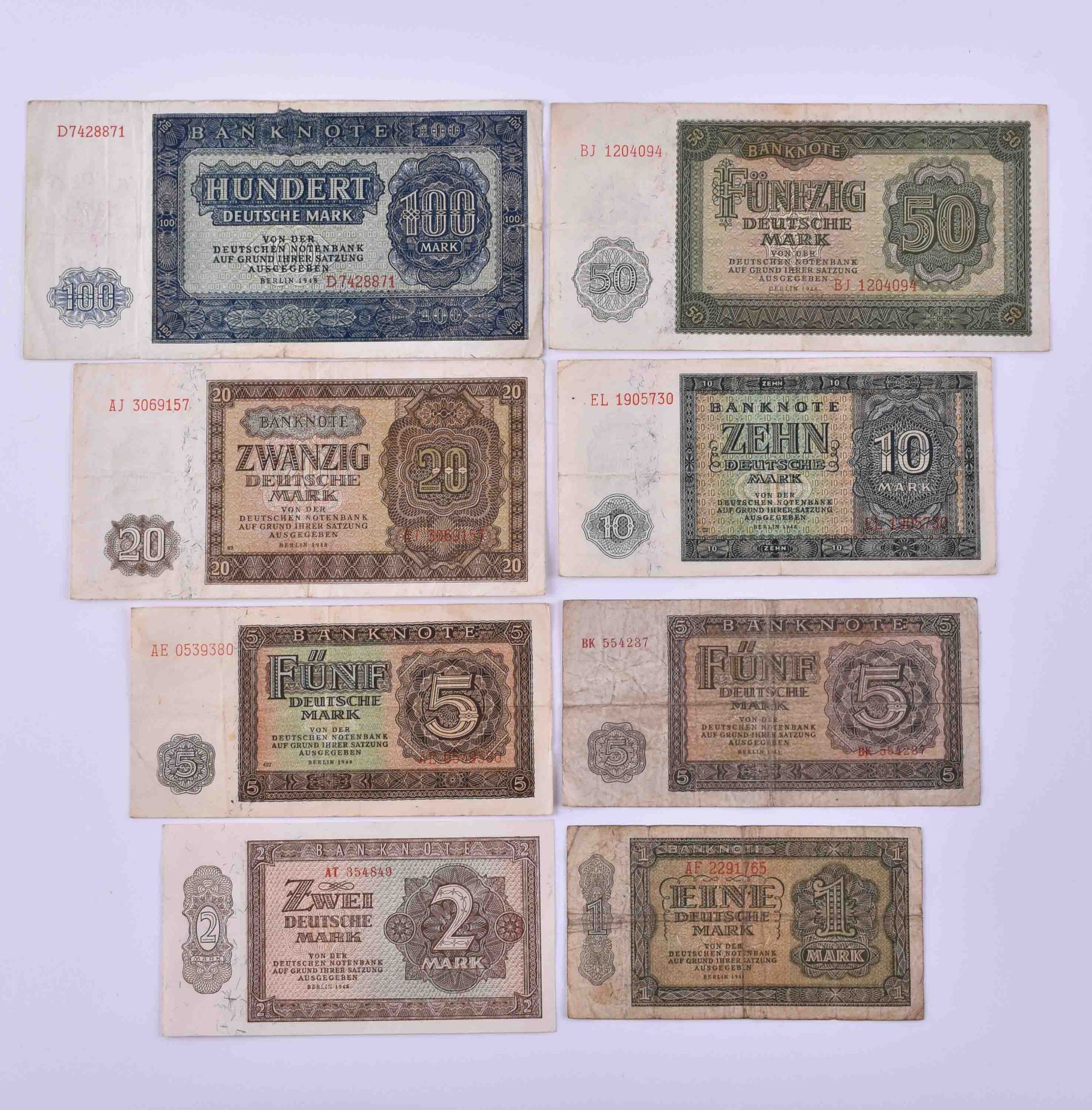 A bundle of banknotes 1947/48 - Bild 2 aus 6