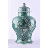 Lidded vase China Qing period