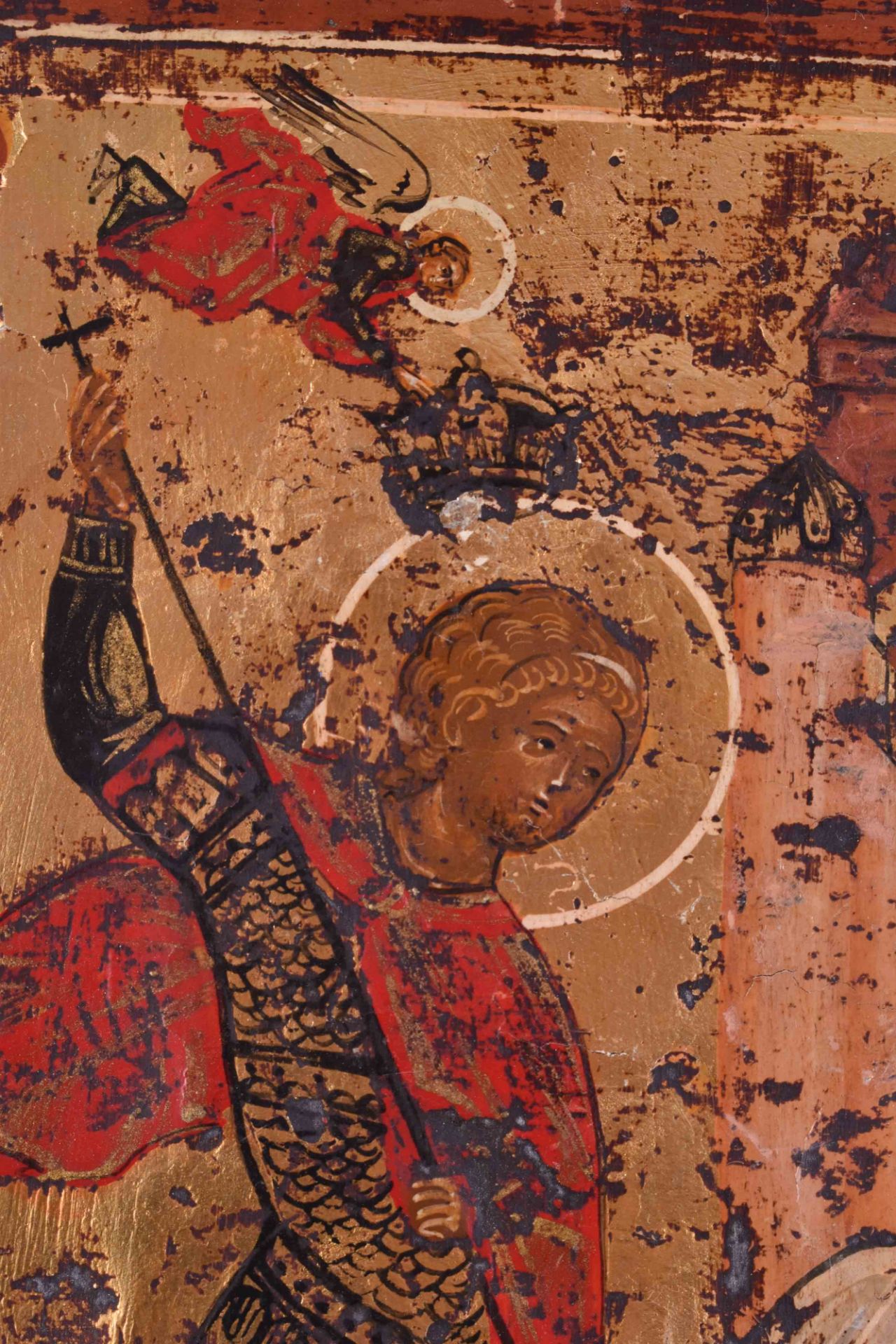 Icon Russia probably 19th century - Image 3 of 7